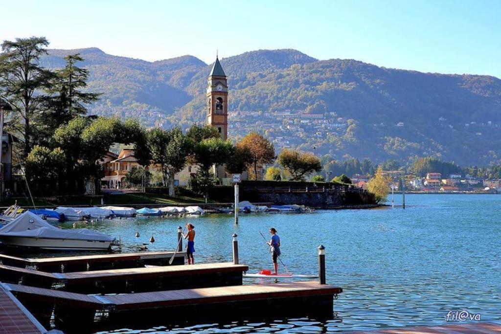 Tresa Bay House - Lugano Lake Lavena Ponte Tresa Exterior foto